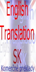 English Translation Slovakia - preklady z a do angličtiny
